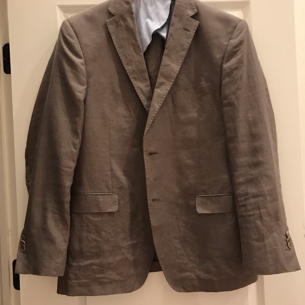 Olive Linen Blazer